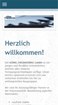 Mobile Screenshot of koenigengineering.de